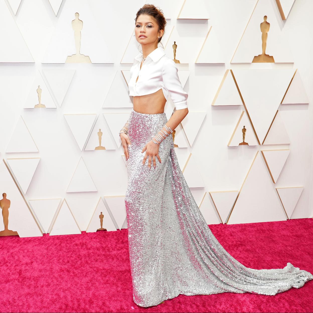 Zendaya en los Oscars de 2022/getty images