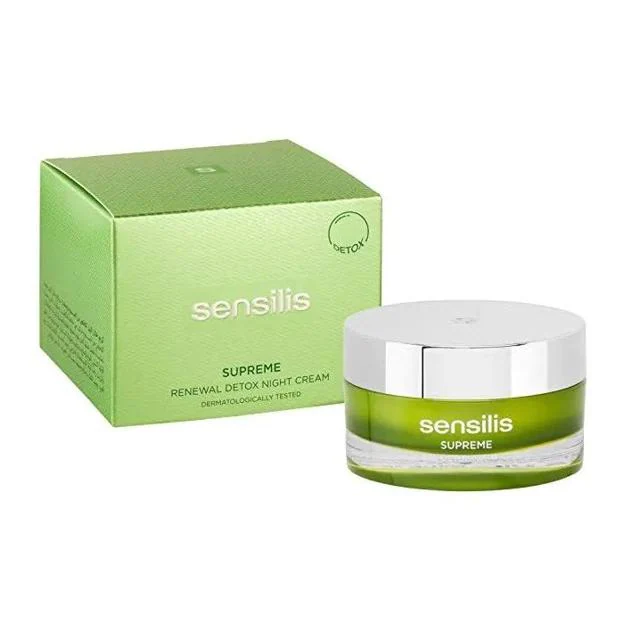 Supreme Crema de Noche Detoxificante de Sensilis.