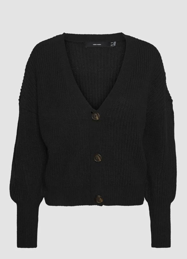 Cárdigan negro de Vero Moda, 22,99 euros.