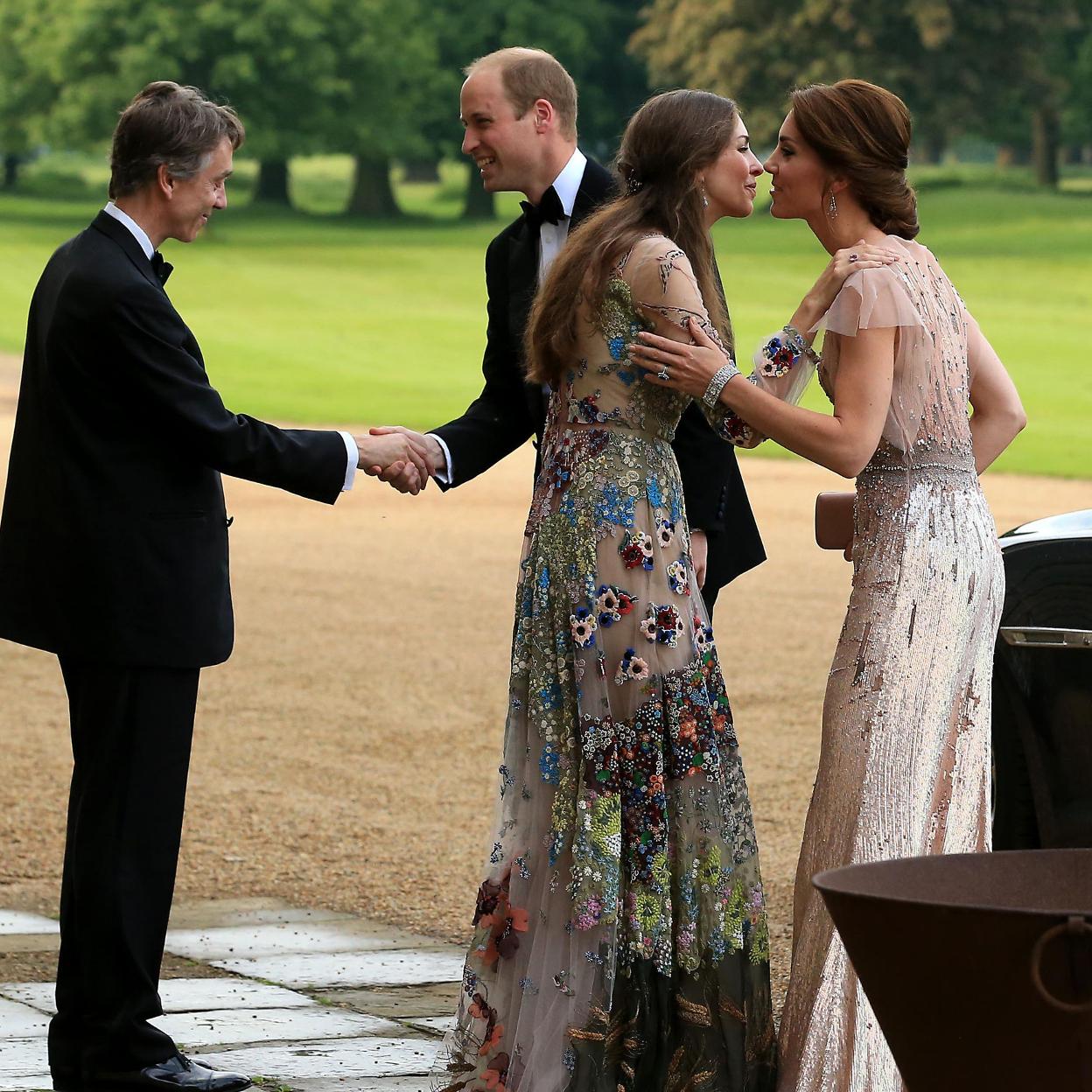 Kate Middleton y Guillermo junto a David Rocksavage y Rose Hanbury. /gtres