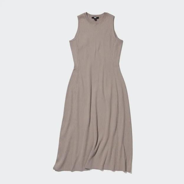 Vestido de algodón de Uniqlo, 39,90 euros.