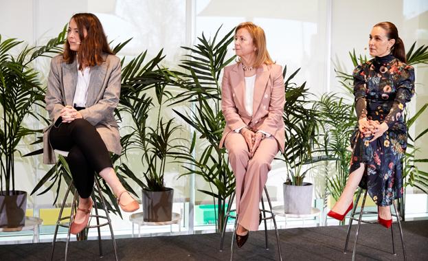 Ainhoa Garmendia, María Romera y Raquel Sánchez Silva. 