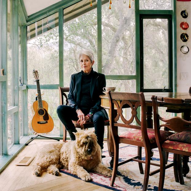 La cantautora y activista Joan Baez.