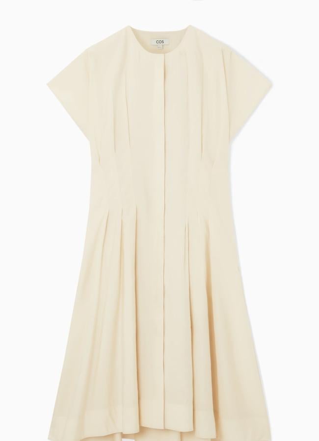 Vestido beige de COS, 99 euros.