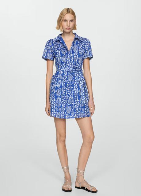 Vestido estampado de Mango (29,99 euros)