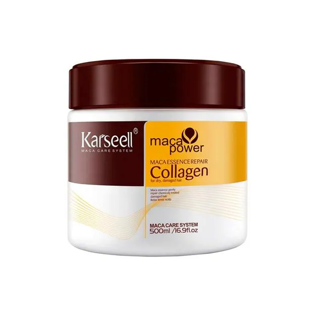 Mascarilla con colágeno, aceite de coco y queratina de Karseell.