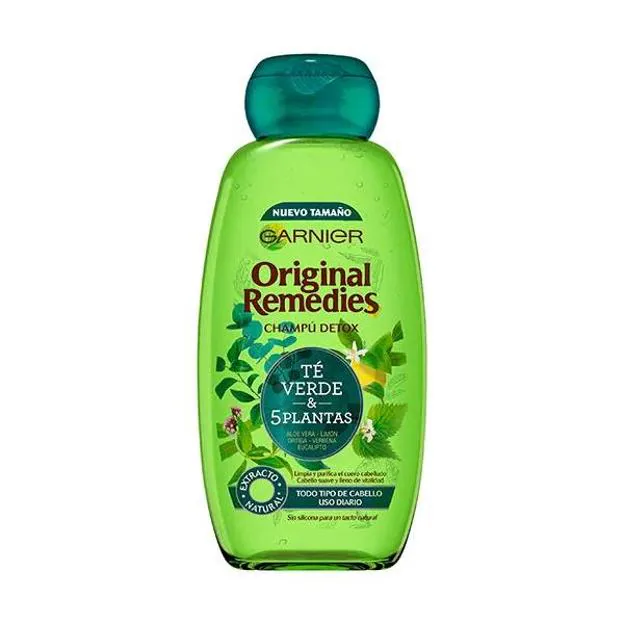 Champú Détox Té Verde & 5 Plantas de Garnier. Precio: 3,15 euros