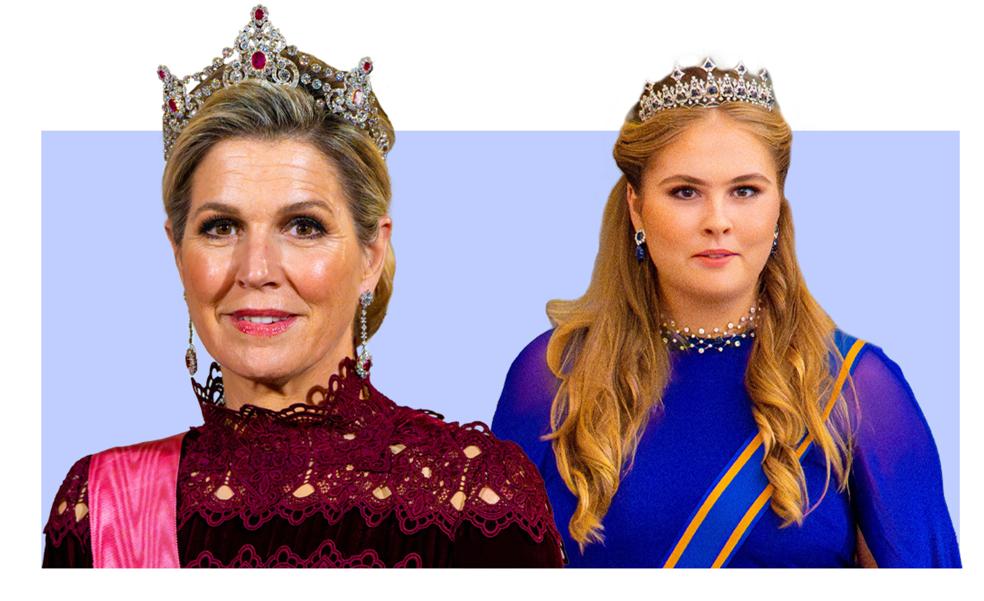 Las tiaras más espectaculares del joyero de Máxima de Holanda que puede elegir su hija Amalia para la cena de gala con Letizia