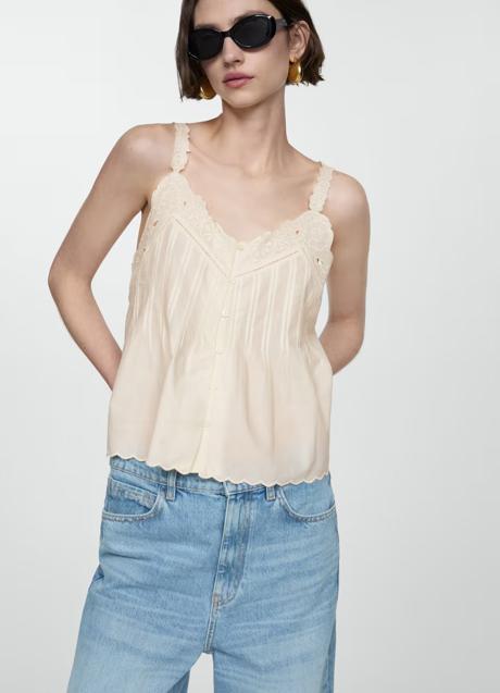 Top de tirantes de Mango (29,99 euros)