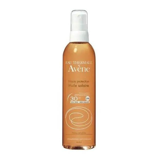 Aceite solar con SPF 30+