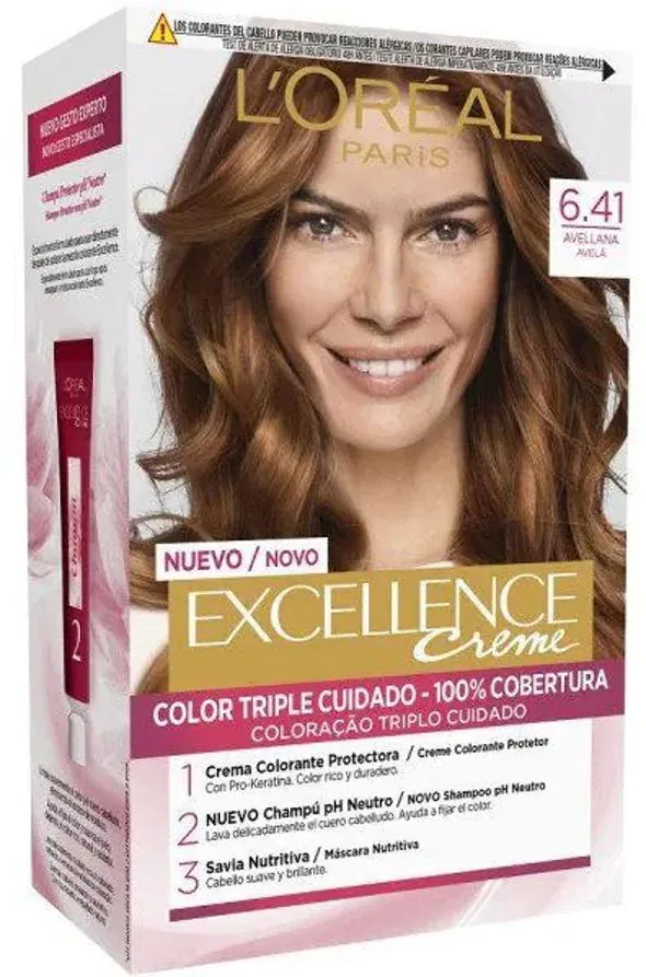 El tinte de pelo de L'Oréal que usa Virginia Troconis.