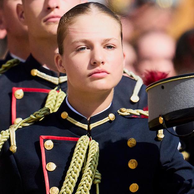 La princesa de Asturias está recibiendo formación militar en Zaragoza. 