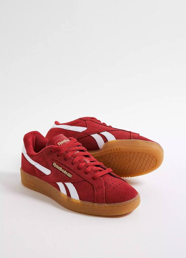 Zapatillas rojas en tejido suede de Reebok