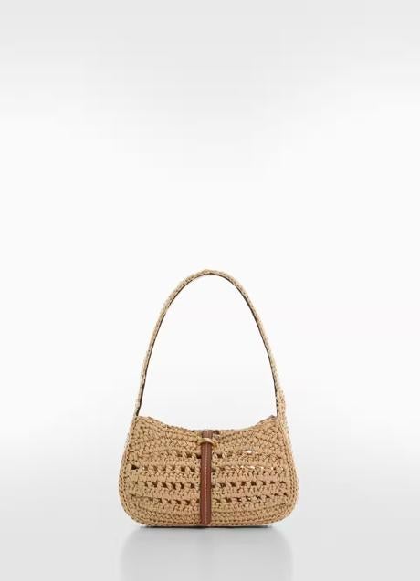 Bolso de rafia de Mango (25,99 euros)