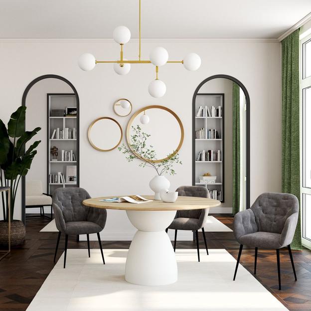 Cómo crear un salón-comedor cálido y acogedor con muebles de la nueva colección de Maisons du Monde