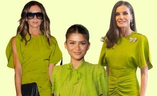 El vestido verde que une a la reina Letizia y a Zendaya es perfecto para un look de invitada