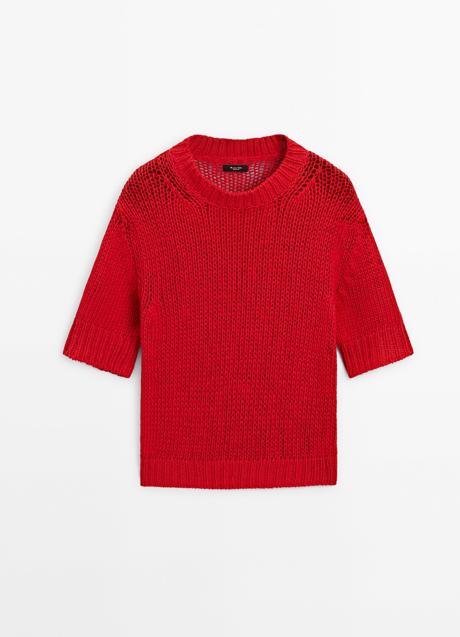 Jersey rojo de Massimo Dutti (59,99 euros)