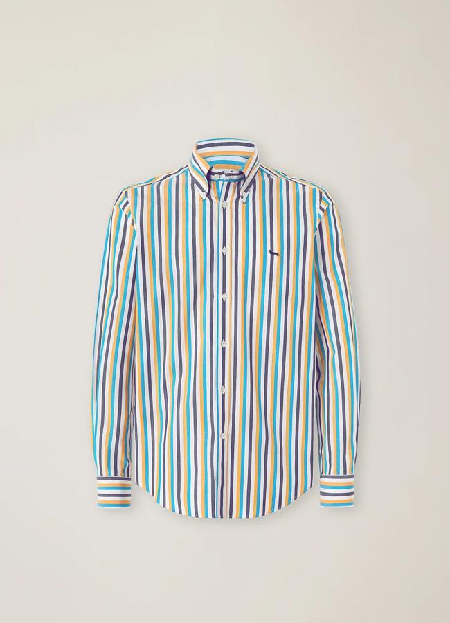 Camisa de rayas multicolor de Harmont & Blaine, 173 euros.