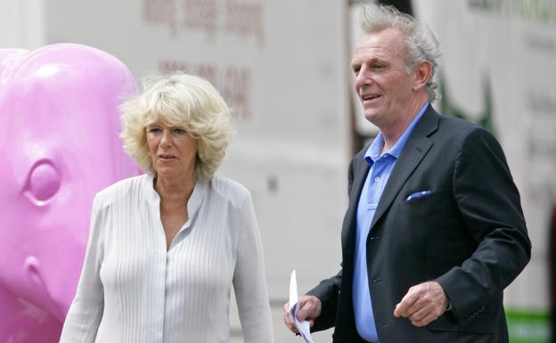 Camilla de Inglaterra y su hermano Mark Shand. 