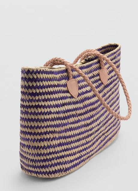 Bolso trenzado de Mango (99,99 euros)