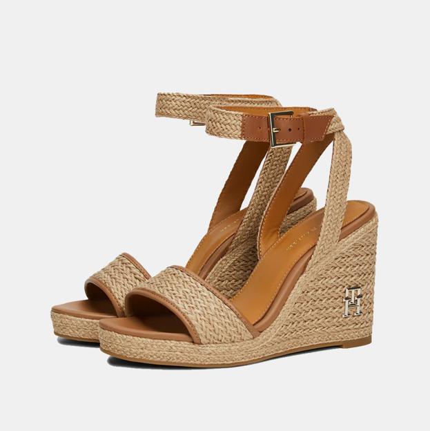 Sandalias de cuña de Tommy Hilfiger. 