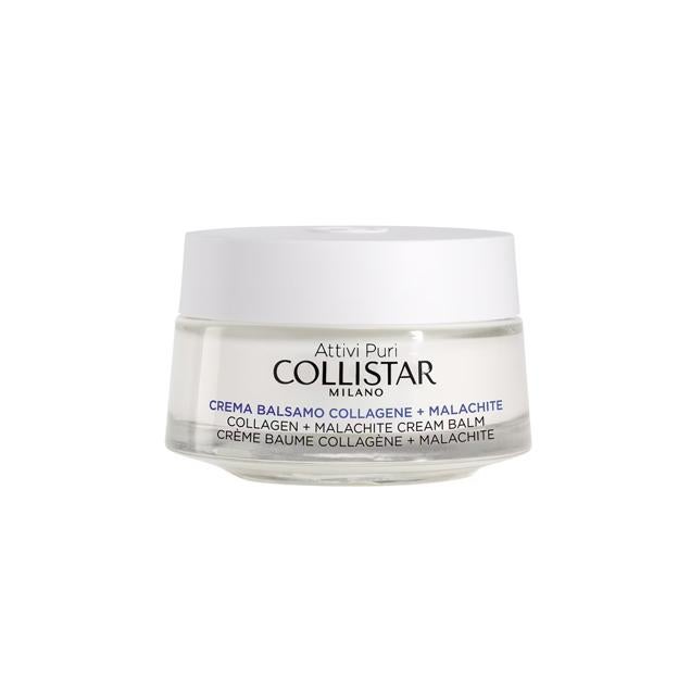 Crema hidratante con colágeno y malaquita de Collistar.