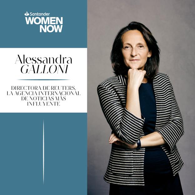 Santander WomenNOW: la directora de la agencia Reuters, Alessandra Galloni, será una de las protagonistas del summit de liderazgo