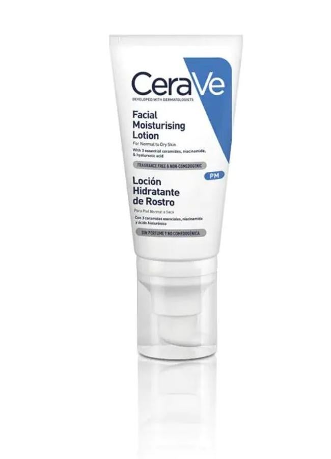 CeraVe PM Facial Moisturizing Lotion.
