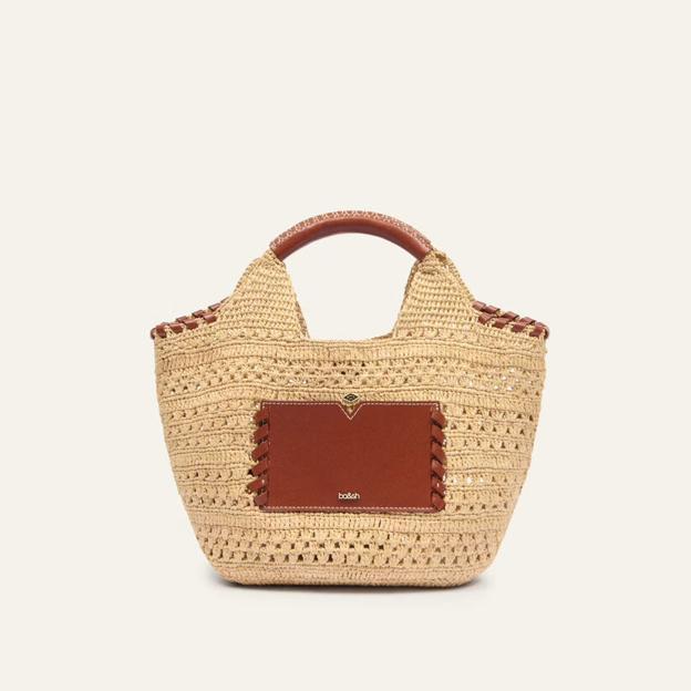 Bolso rafia de Ba&sh.