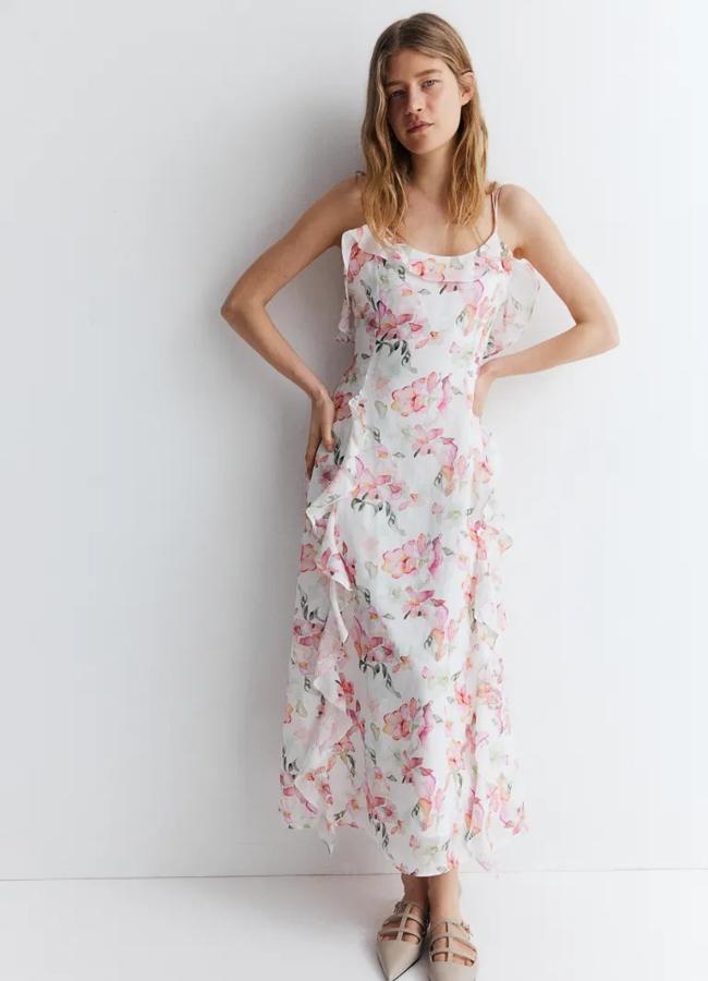 Vestidos de flores de H&M, 59,99 euros.