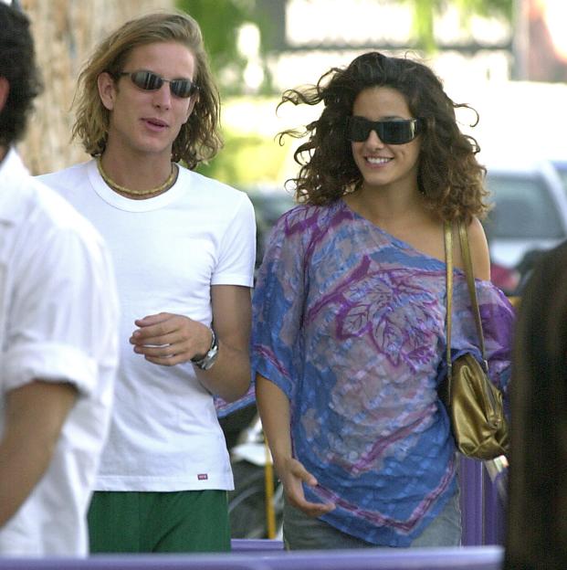 Andrea Casiraghi y María Jurado,en Ibiza, en una imagen de 2003. 