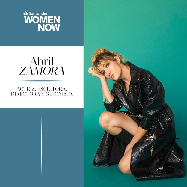 La actriz Abril Zamora participará en Santander WomenNOW.