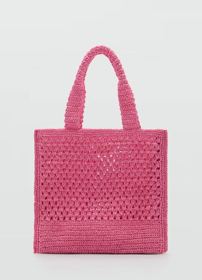 Bolso de crochet tipo shopper