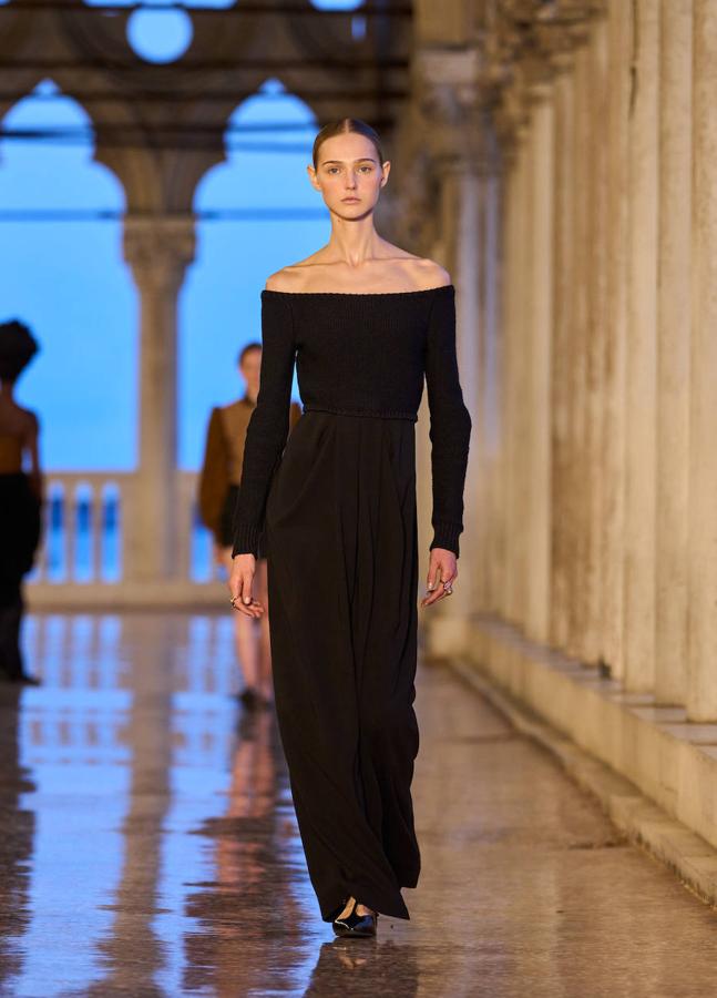 Desfile de la colección resort de Max Mara en el Palazzo Ducale de Venecia. Foto: Cortesía.