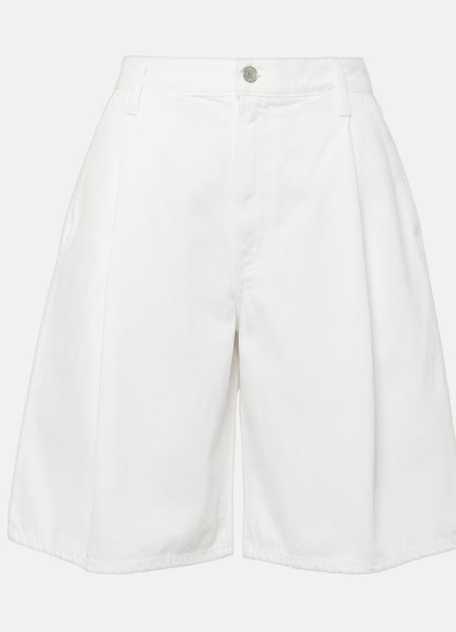 Bermudas en blanco de Agolde