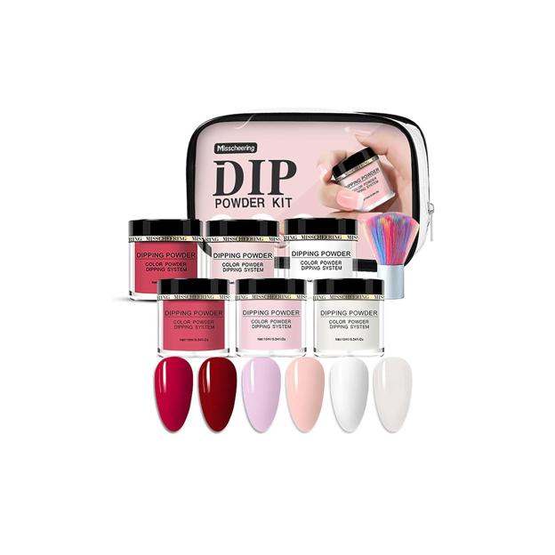 Kit de Polvo de Inmersión de Uñas de MKNZOME. Precio: 15,99 euros