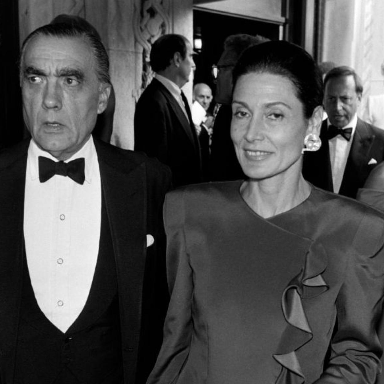 Julio Mario Santo Domingo y Beatriz Davila de Santo Domingo./getty
