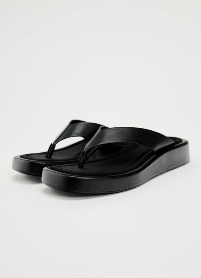 Sandalias planas estilo flatform