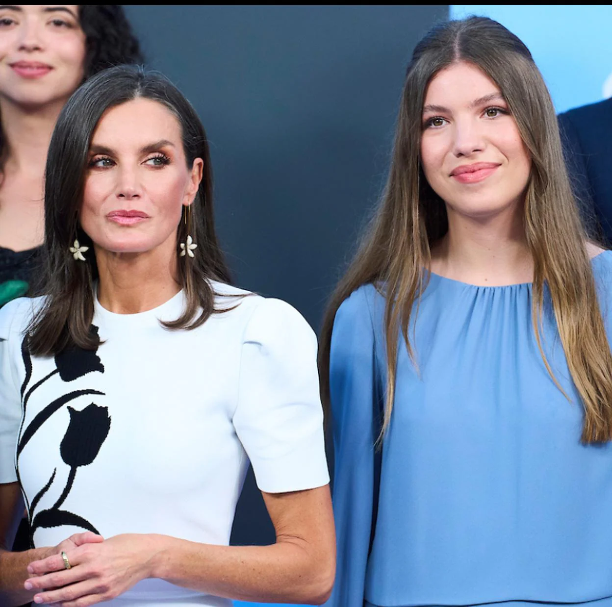 La reina Letizia y la infanta Sofía, en los Premios Princesa de Girona. 