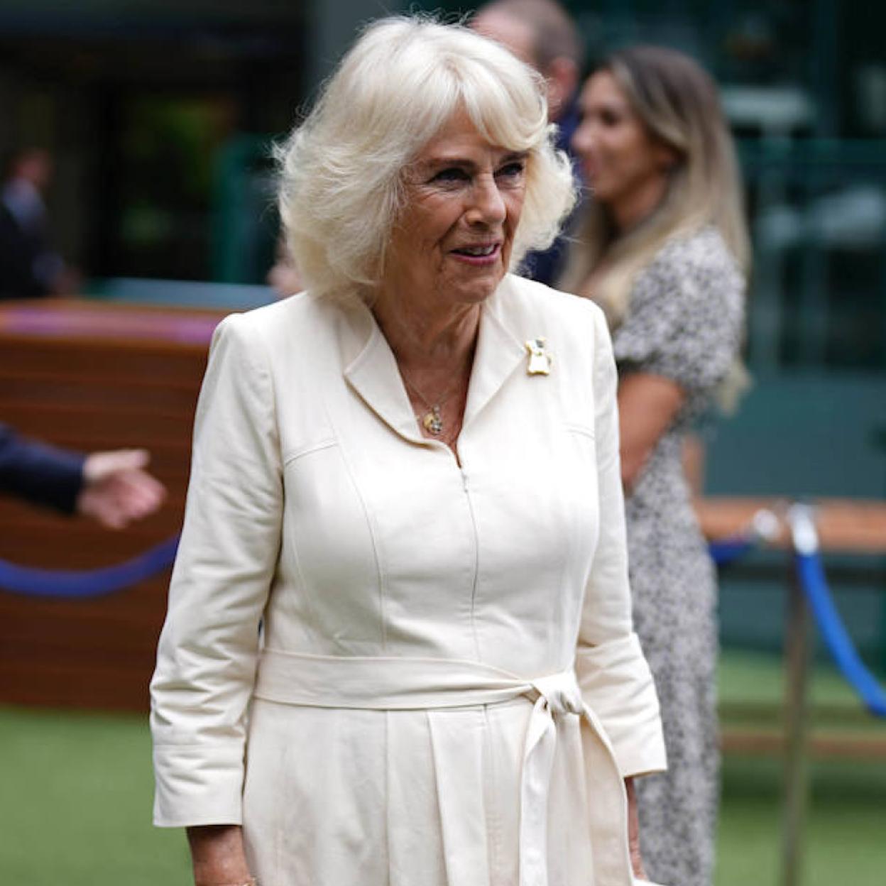 La reina Camilla en Wimbledon./gtres