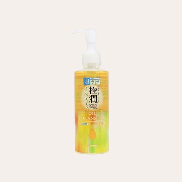 Hada Labo Gokujyun Cleansing Oil.