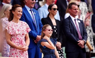 Pippa Middleton, radiante en la final de Wimbledon, con un vestido de flores que inspirará a muchas invitadas