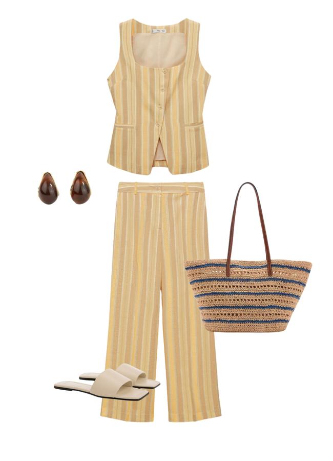 Look para ir a la oficina en verano (MANGO)