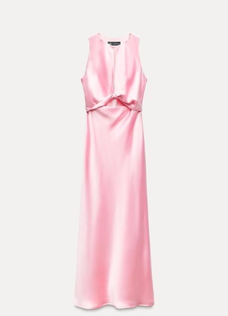 Vestido rosa de Zara (39,99 euros)