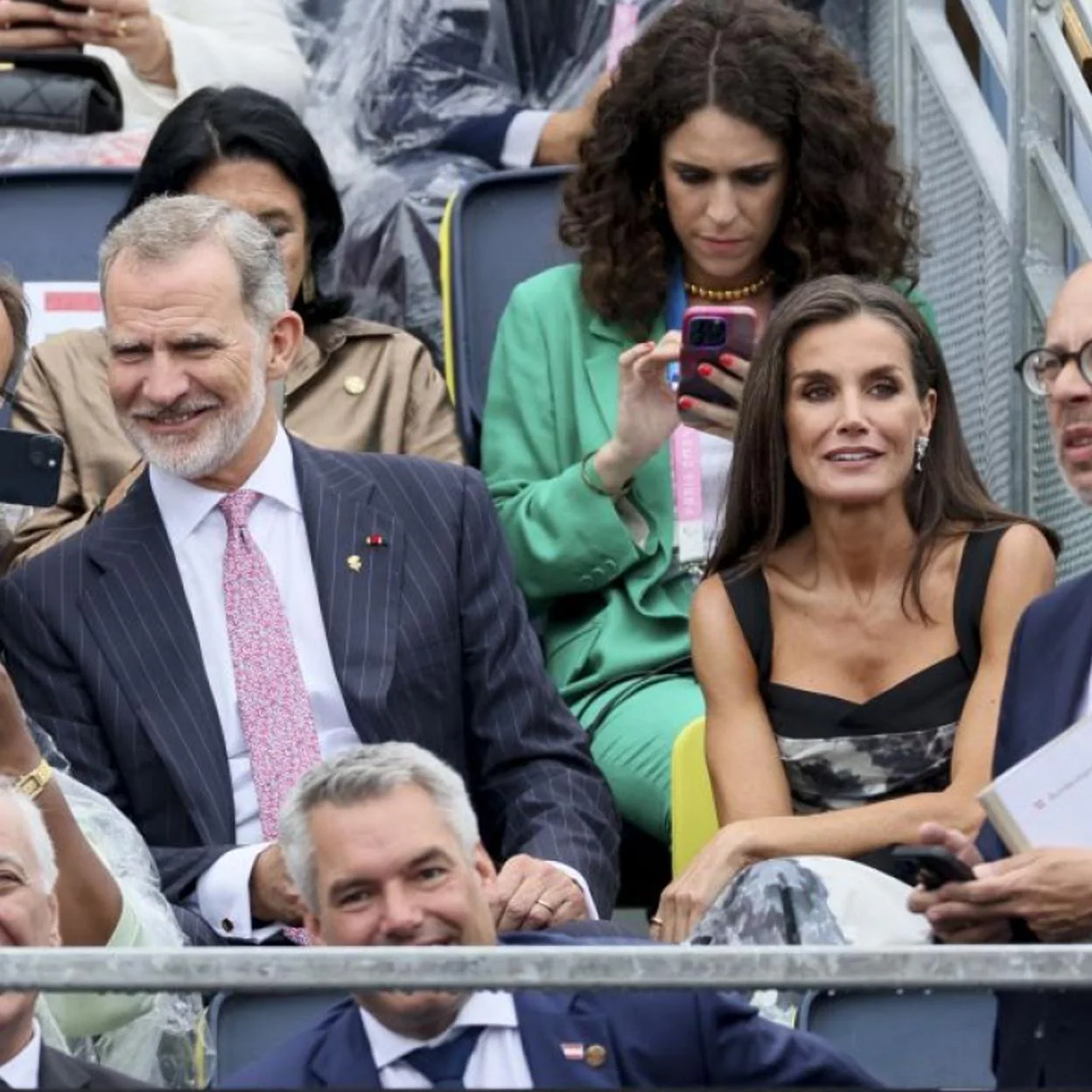 Los reyes Felipe y Letizia en la inauguración de los Juegos Olímpicos.