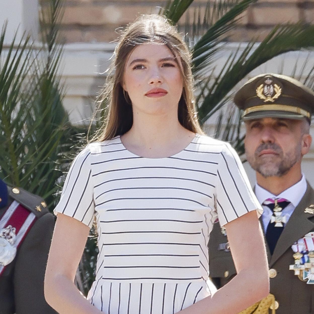 La infanta Sofía en la Entrega de Reales Despachos de Empleo en la Academia General Militar. /GTRES