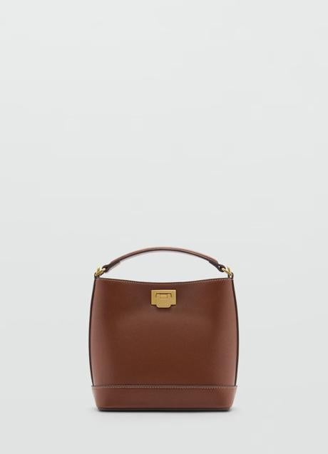 Bolso marrón de Mango (25,99 euros)