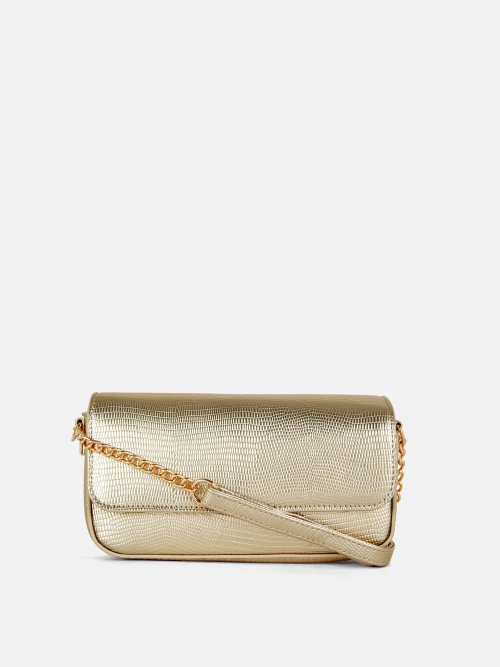 Bolso dorado de Primark (7 euros)