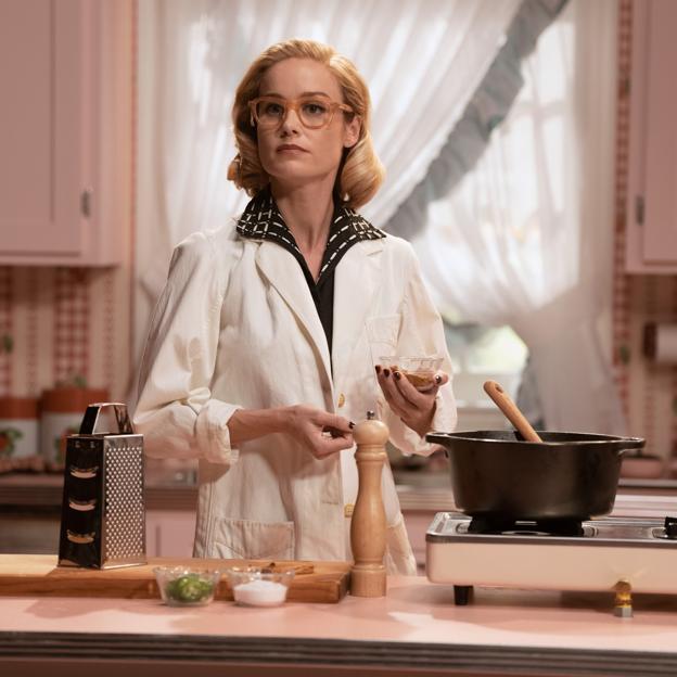 Brie Larson en una imagen de la miniserie Cocina con química.