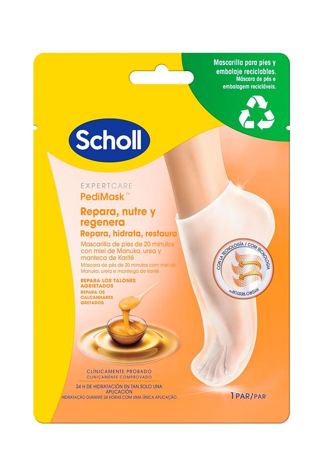 Mascarilla de pies de Scholl.